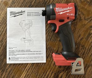 Milwaukee M18 FUEL Impact Driver.  Brand NEW.  Tool Only.  NUEVO.
