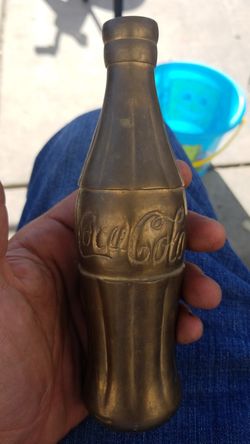 Collectable Brass coca cola bottle