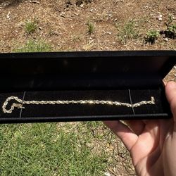 Men’s 14k Gold Lobster Clasp Bracelet 3.0 Grams 