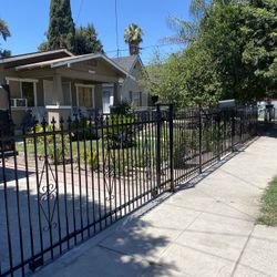 Iron Fence And Gates Wood