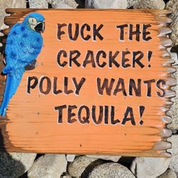 Wooden Tiki Bar Sign