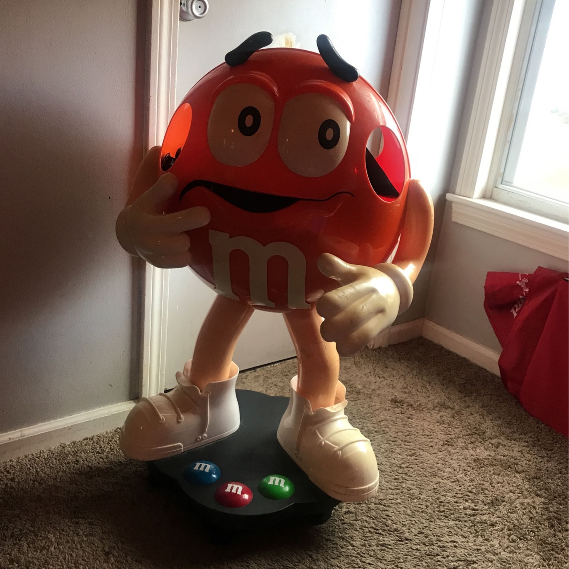 Orange M&M Display