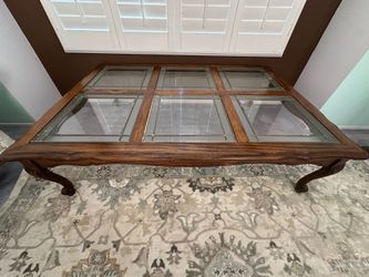 Vintage coffee and console table- matching set