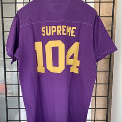 Supreme Football Jersey Purple