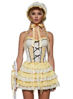 Dolls Kill Trickz n treatz LITTLE BO-PEEP Dress Costume Size M
