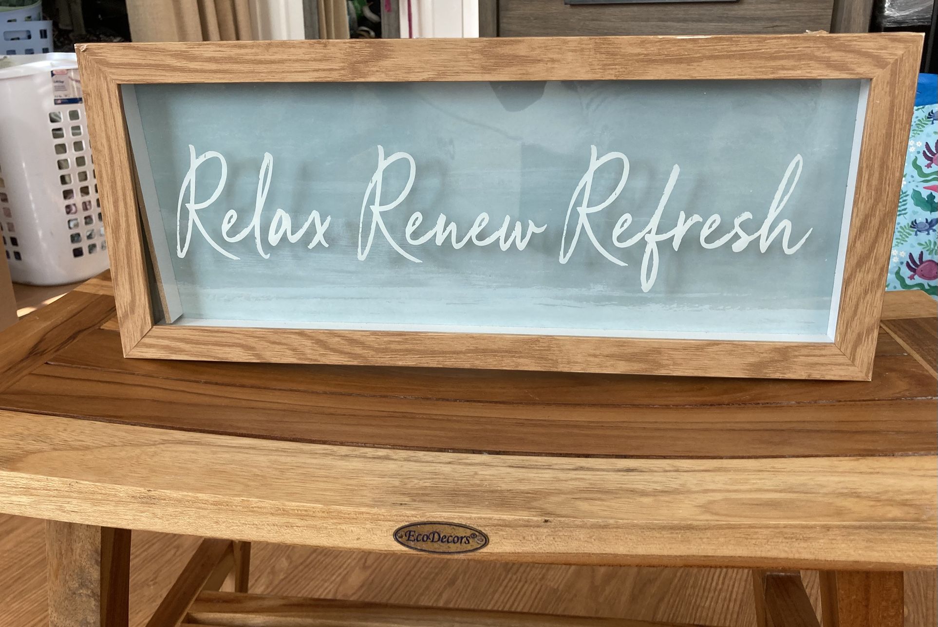 Relax Renew Refresh Wall Art