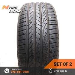 Set of 2 Used  8.5/32  225/50ZR16  92W  Hankook   Ventus S1 Noble 2