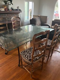Glass table