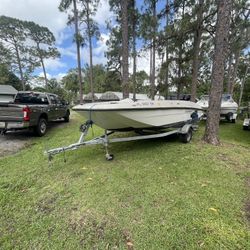 2018 Bayliner 18ft element Boat With Trailer.  