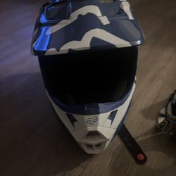 Fox moto helmet