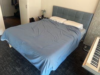 Queen bed and mattress