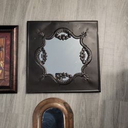 Antique Metal Mirror/Rustic Small Antique Mirror
