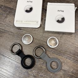Apple AirTag - 2 Packs with Cases