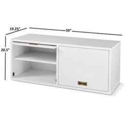 B5-69 SET OF 2 Cube Organizer and Ludlow Door Cabinet. As Is