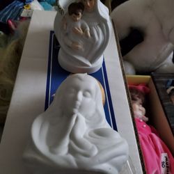 Virgin Mary Candle Holders 
