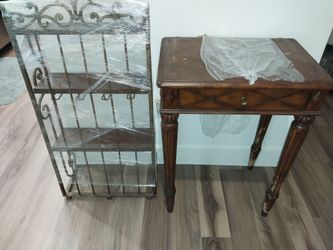 Moving, must go - Wine Hutch  - Good Project Furniture , dog chewed legs but otherwise very nice