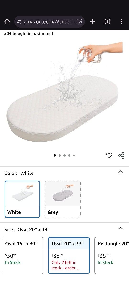 New Bassinet Mattress