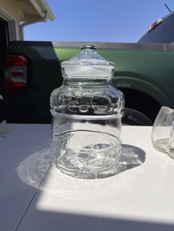 Glass Cookie Jar