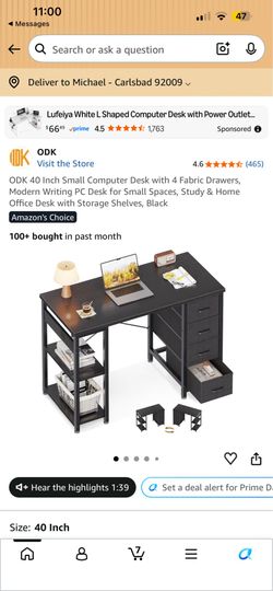 Computer desk