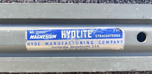 (3) Magnesium Straight Edges
