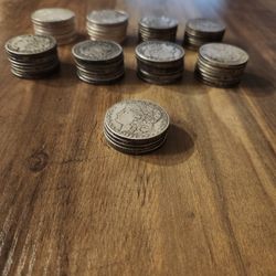 69 Silver Coins 