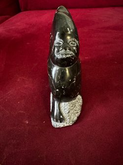 Inuit Soapstone Carving Figure