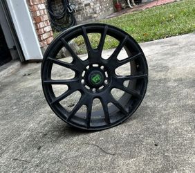 Matte Black wheel/rim (Bent)