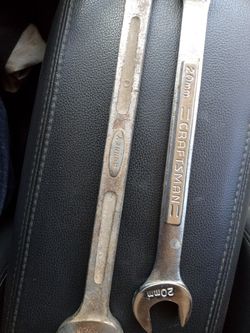 Crafts Man 20 Mm And Vintage Bonny 15/16 Wrench