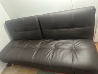 leather sofa bed