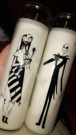 Candles of Jack and Sally