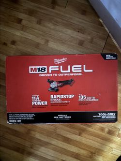 M18 FUEL 18V Lithium-Ion Brushless Cordless 4-1/2 in./5 in. Grinder w/Paddle Switch (Tool-Only)