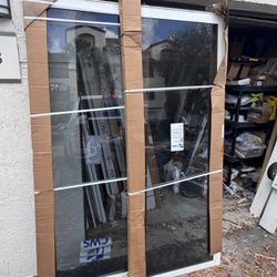 60x80 CWS Impact Sliding Glass Door