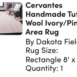 Cervantes Handmade Tufted Wool Rug