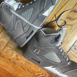 wolf grey jordan  5’s