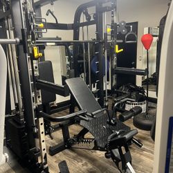 💥❗️FREE ASSEMBELY/DELIVERY🚚💥❗️SM 300 BUNDLE✅ WEIGHT SET✅  HEAVY DUTY Ad-BENCH✅ 7ft BARBELL✅💥🔥