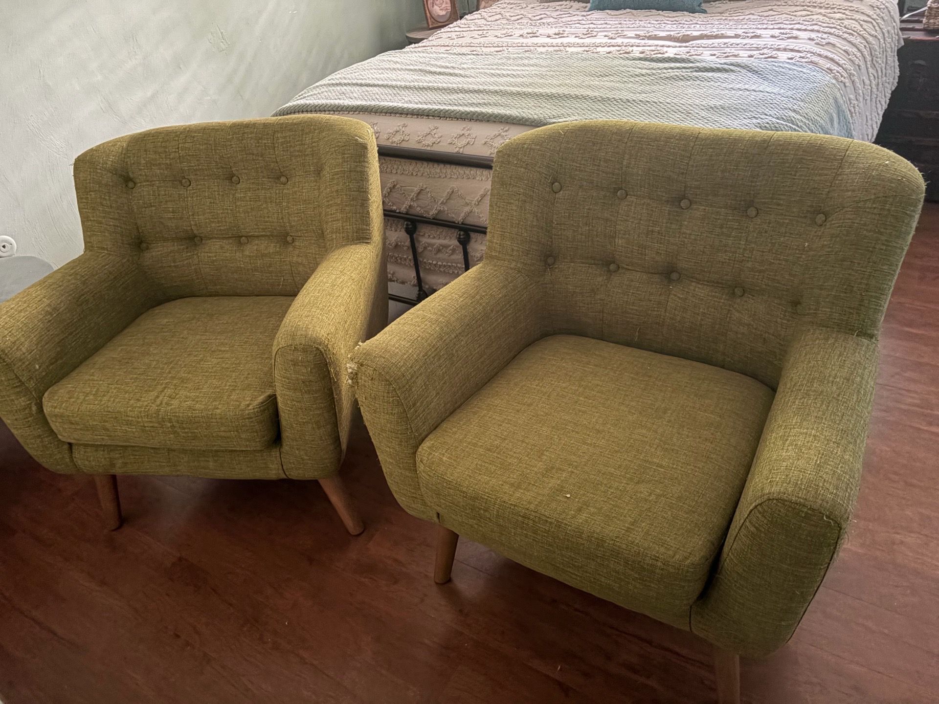 Mid century modern Two side chairs