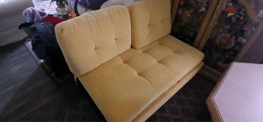 Yellow couch