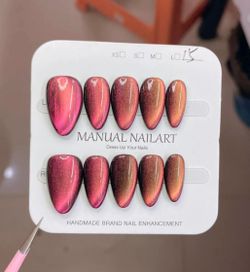 Homemade Press-On Nails Set