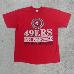Vintage Logo 7 49ers T Shirt