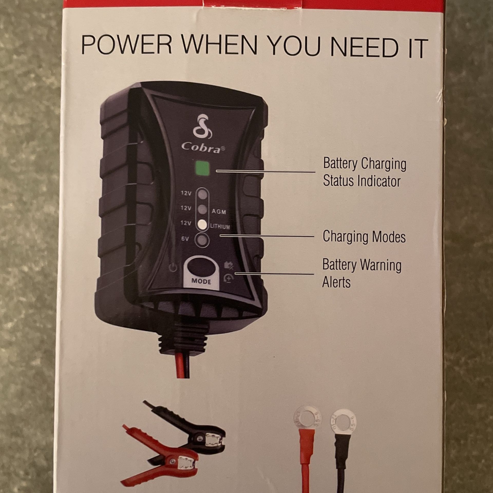Cobra Battery Charger 2A