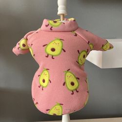 Xxs Pink Avocado Sweatshirt Pup Dog