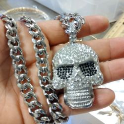 Skull Necklace STAINLESS STEEL NECKLACE 