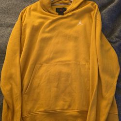 Yellow Nike Jordan Hoodie XL