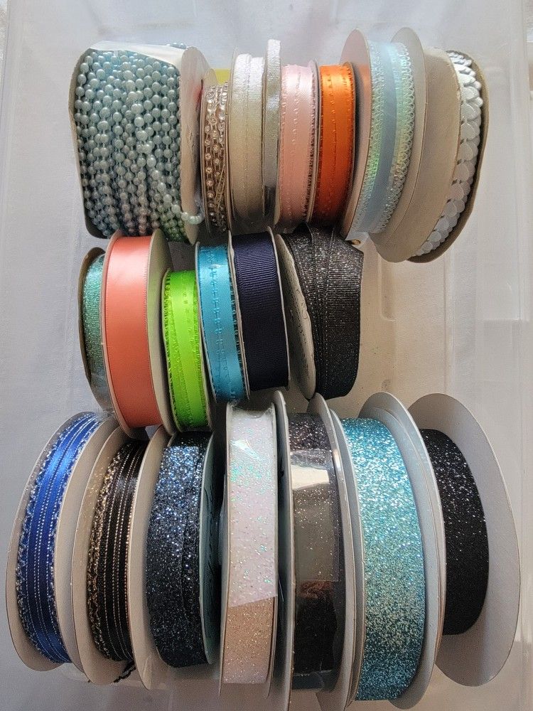 Box of Ribbons and Trims