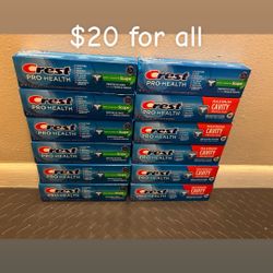 Crest Toothpaste Bundle 