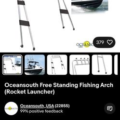 Fishing Rod Rocket Launcher Holder Trolling