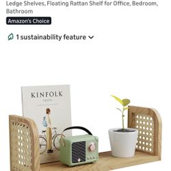 Rattan Wall Shelf