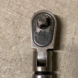 Snap-on 3/8” Drive SAE Adjustable Click-Type Fixed Ratchet Torque Wrench (20-100 ft-lb)