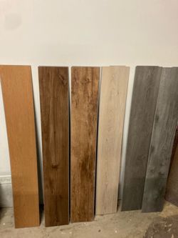Vinyl flooring 5mm, 20 mil, 7x48 planks 6 colors available
