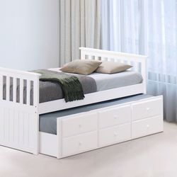 %100 Percent Solid Wood Day Bed In Stock For Fast Delivery 